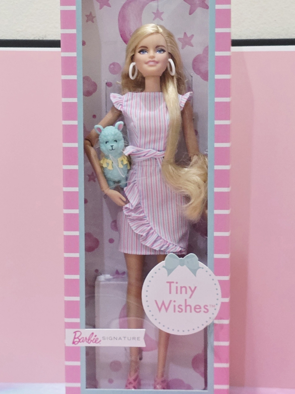 Barbie Tiny Wishes Doll (11.5-inch) Collectible Doll in Wrap Dress Accessories - Picture 2 of 12